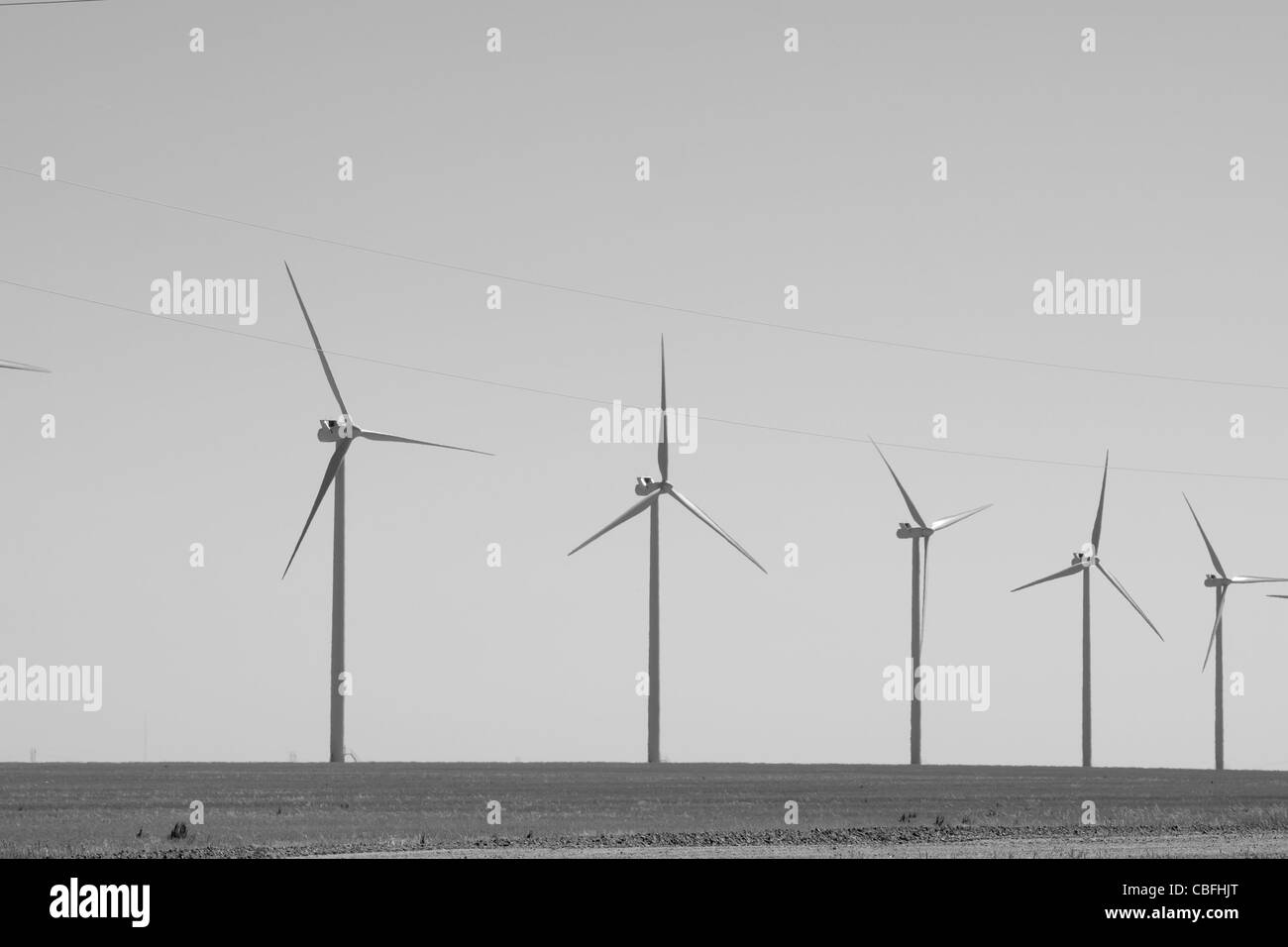 Wind turbines farm in Eastern Colorado Stock Photo Alamy