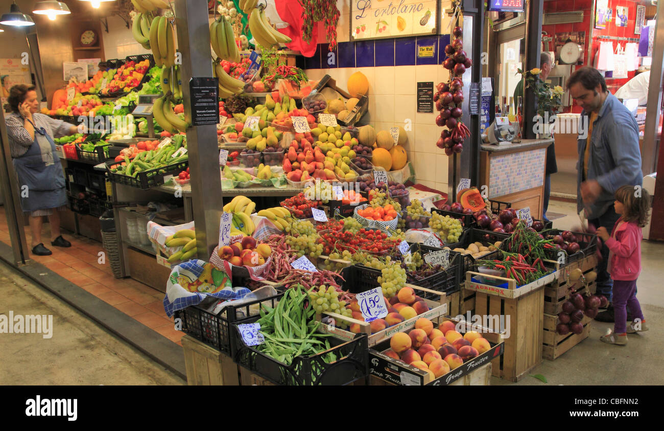 Italy, Tuscany, Florence, market, food Stock Photo Alamy
