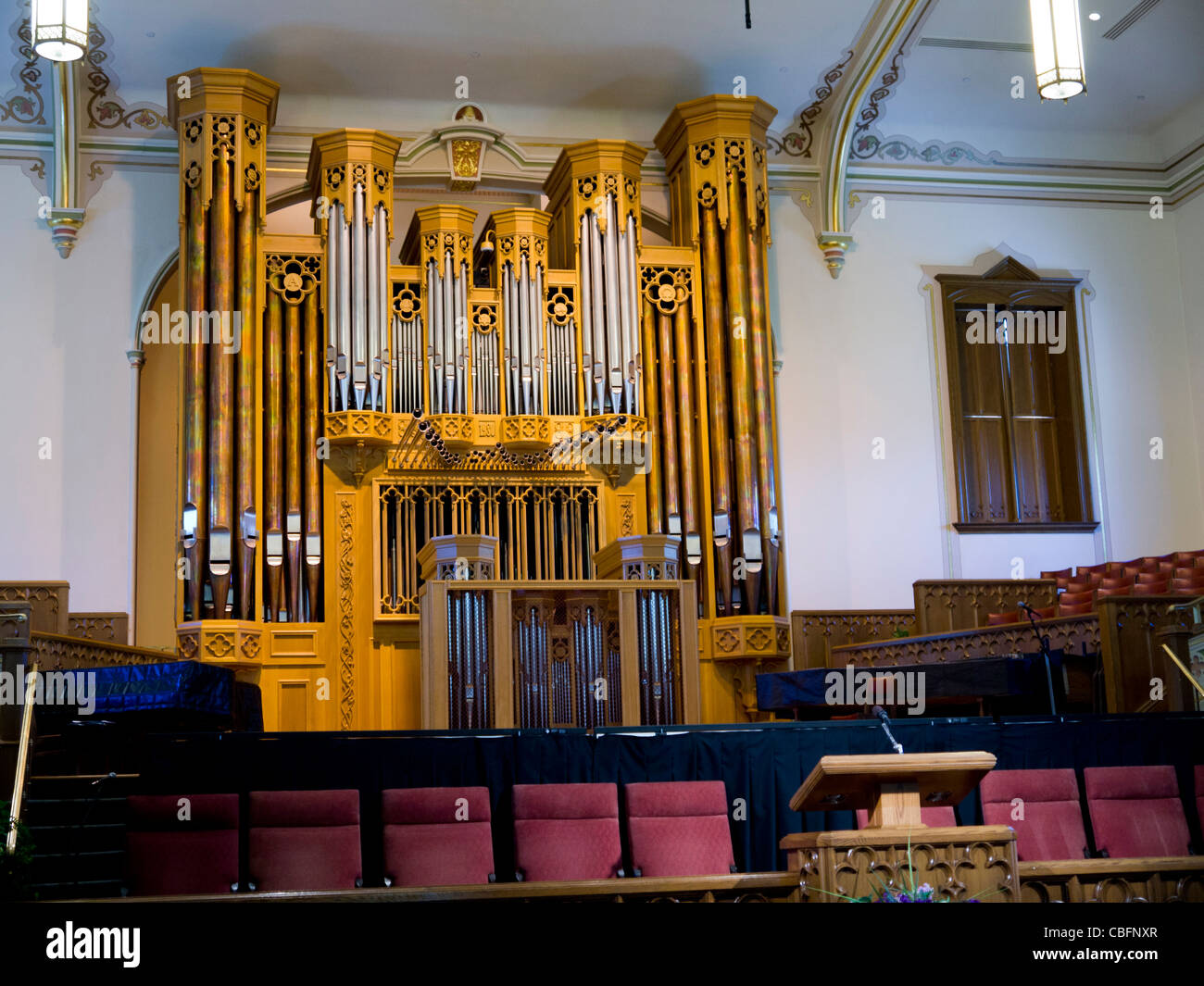Organ In Mormon Tabernacle Temple Square Salt Lake City