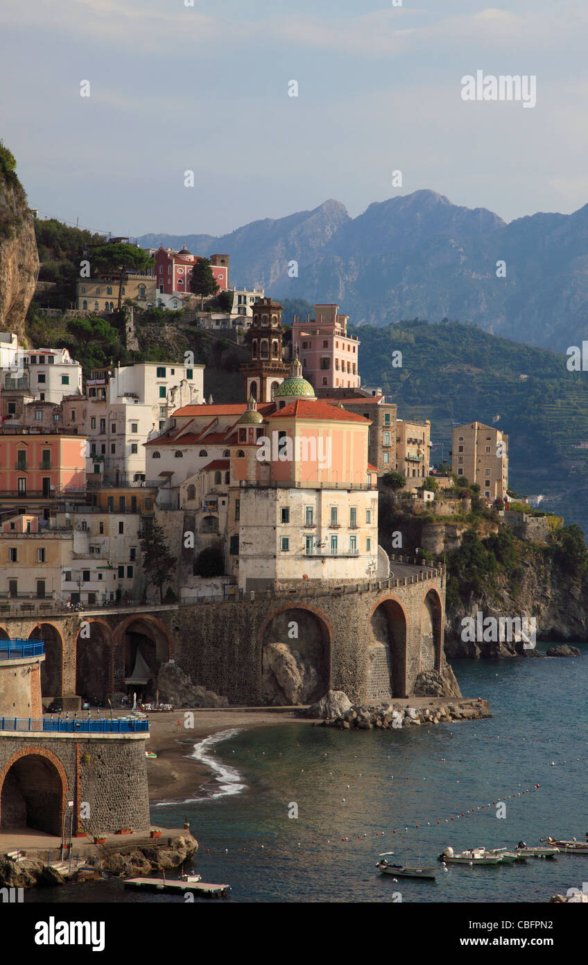 Italy, Campania, Amalfi Coast, Atrani, village, Stock Photo