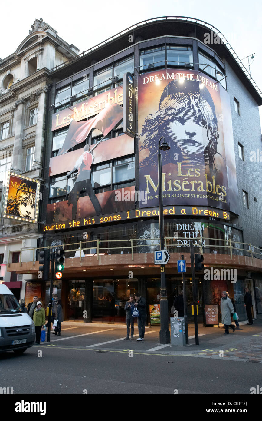 queens theatre showing les miserables musical theatreland west end ...