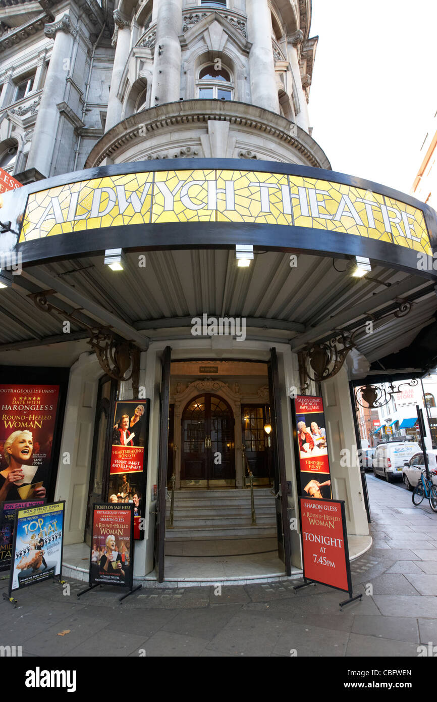 the aldwych theatre theatreland west end london england uk united kingdom Stock Photo Alamy