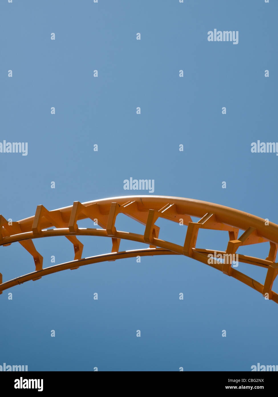 Roller coaster at the Elitch Gardens Theme Park in Denver, Colorado