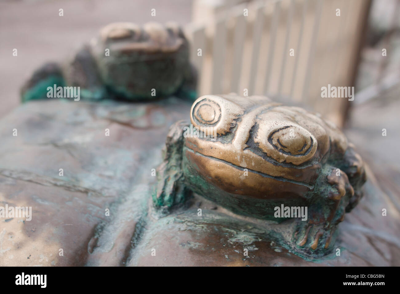 Futami, wedded rocks shrine, Japan. Stock Photo