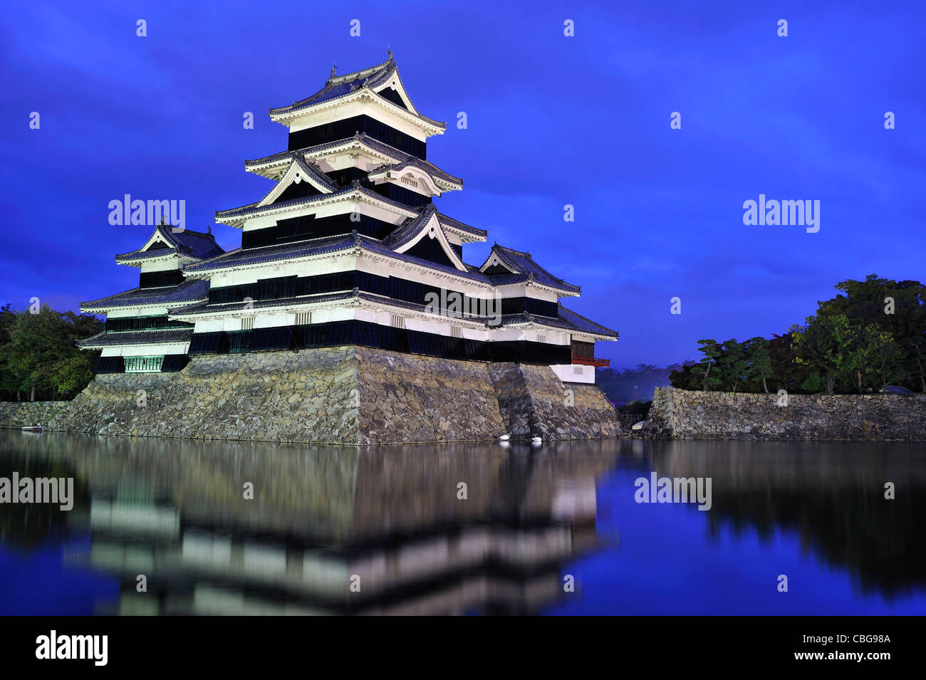 Matsumoto Castle, Matsumoto City, Nagano Prefecture, Japan Stock Photo
