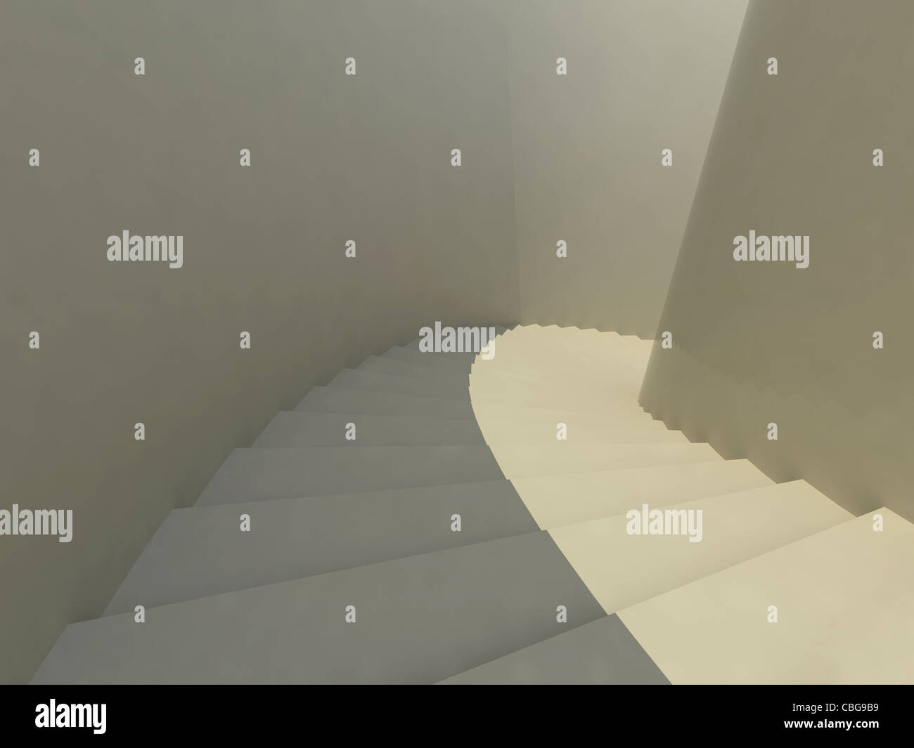 3d staircase interior Stock Photo - Alamy
