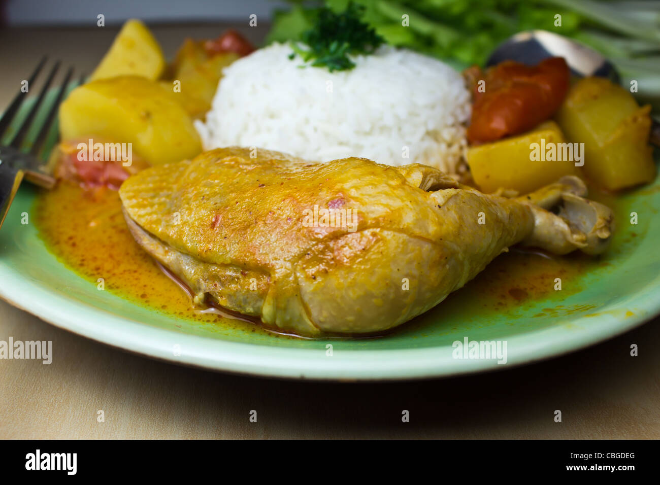 asian, chicken, chili, cilantro, cooked, curry, deep, delicious, dinner, ethnicity, food, fried