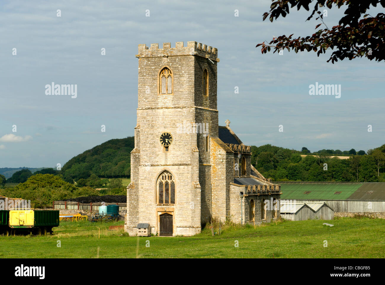 The Church in the field in the parish of High Ham with Low Ham Somerset