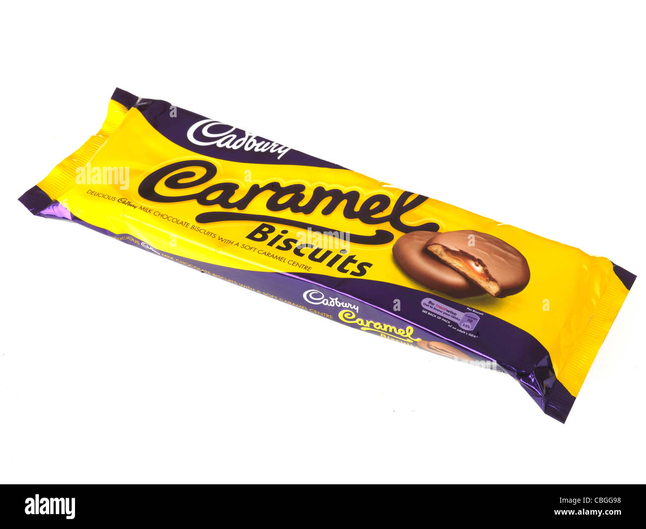 Caramel Biscuits Stock Photo