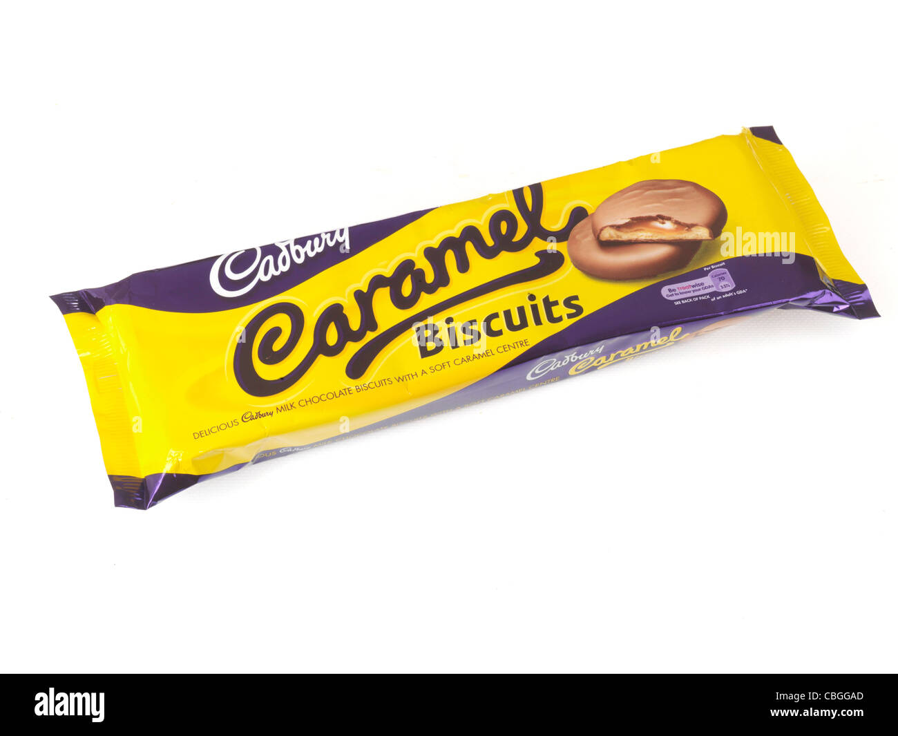 Caramel Biscuits Stock Photo