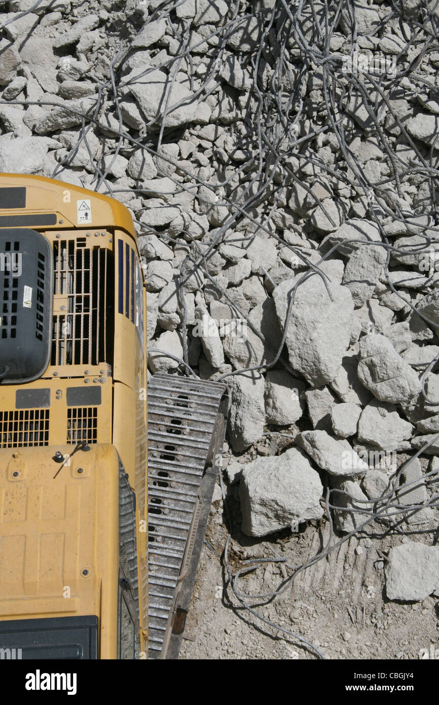 bulldozer-on-building-site-stock-photo-alamy