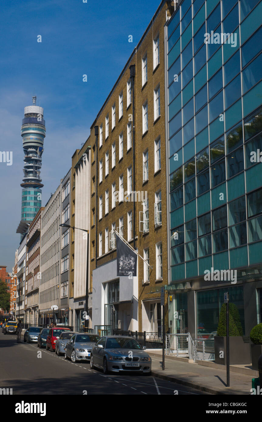 Berners Street in Fitzrovia central London England UK Europe Stock Photo Alamy