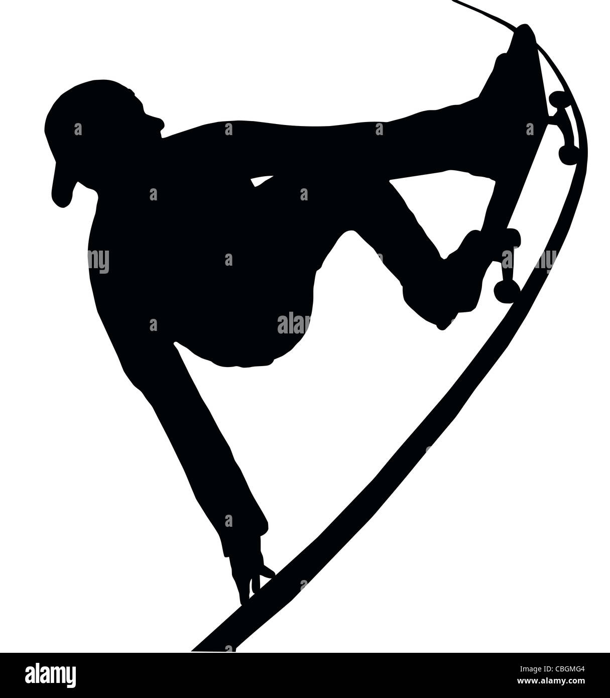 Skateboarding Skater do Grab Turn on Vert Ramp Stock Photo Alamy