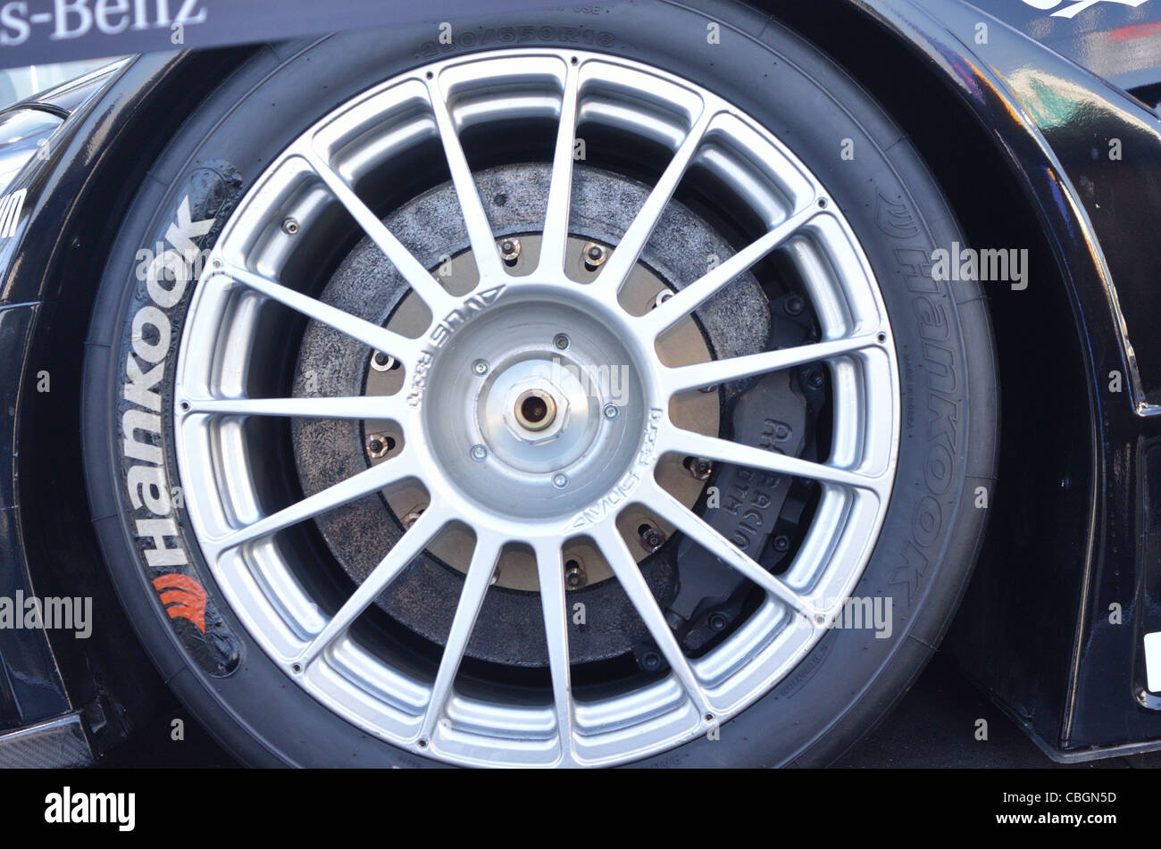 Close Up of a wheel of a DTM race car Stock Photo - Alamy