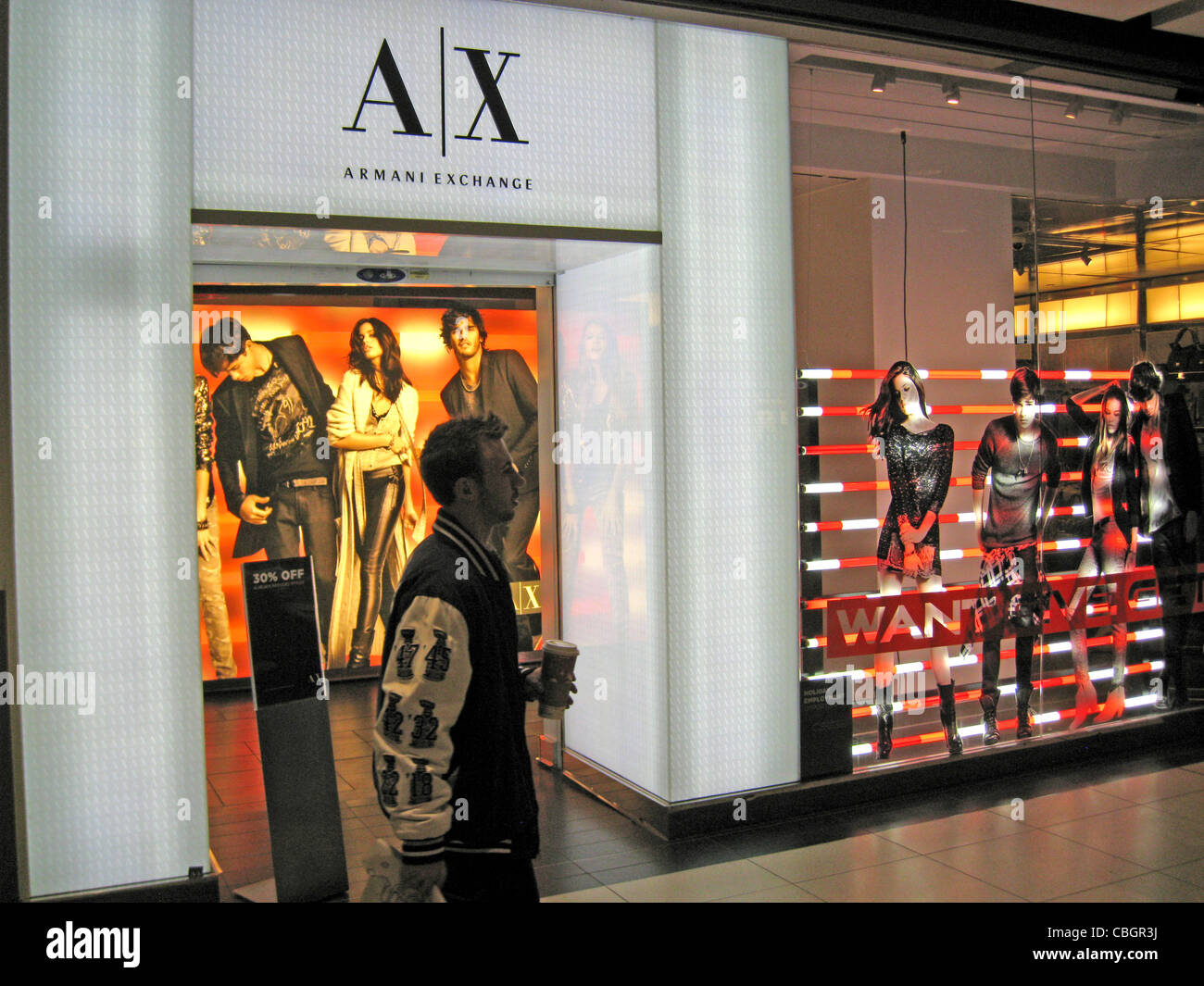 AX Armani Exchange store in Toronto 