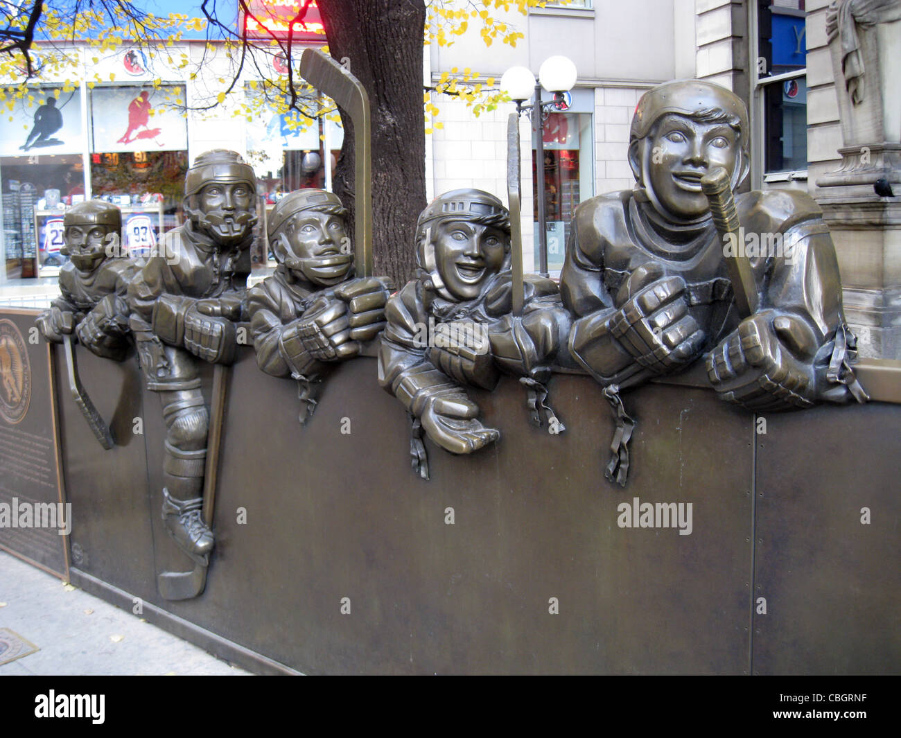 HOCKEY HALL OF FAME, Toronto. Shop attached to the museum. Photo Tony Gale Stock Photo