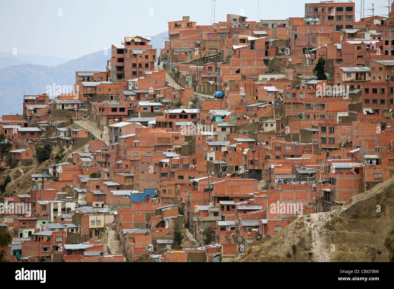 Suburbs la paz bolivia hi-res stock photography and images - Alamy