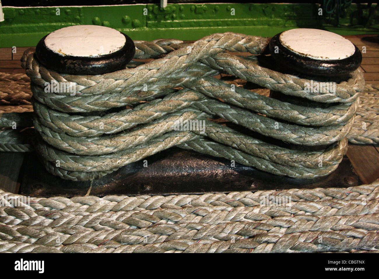 vessel equipment. Rigging Stock Photo Alamy