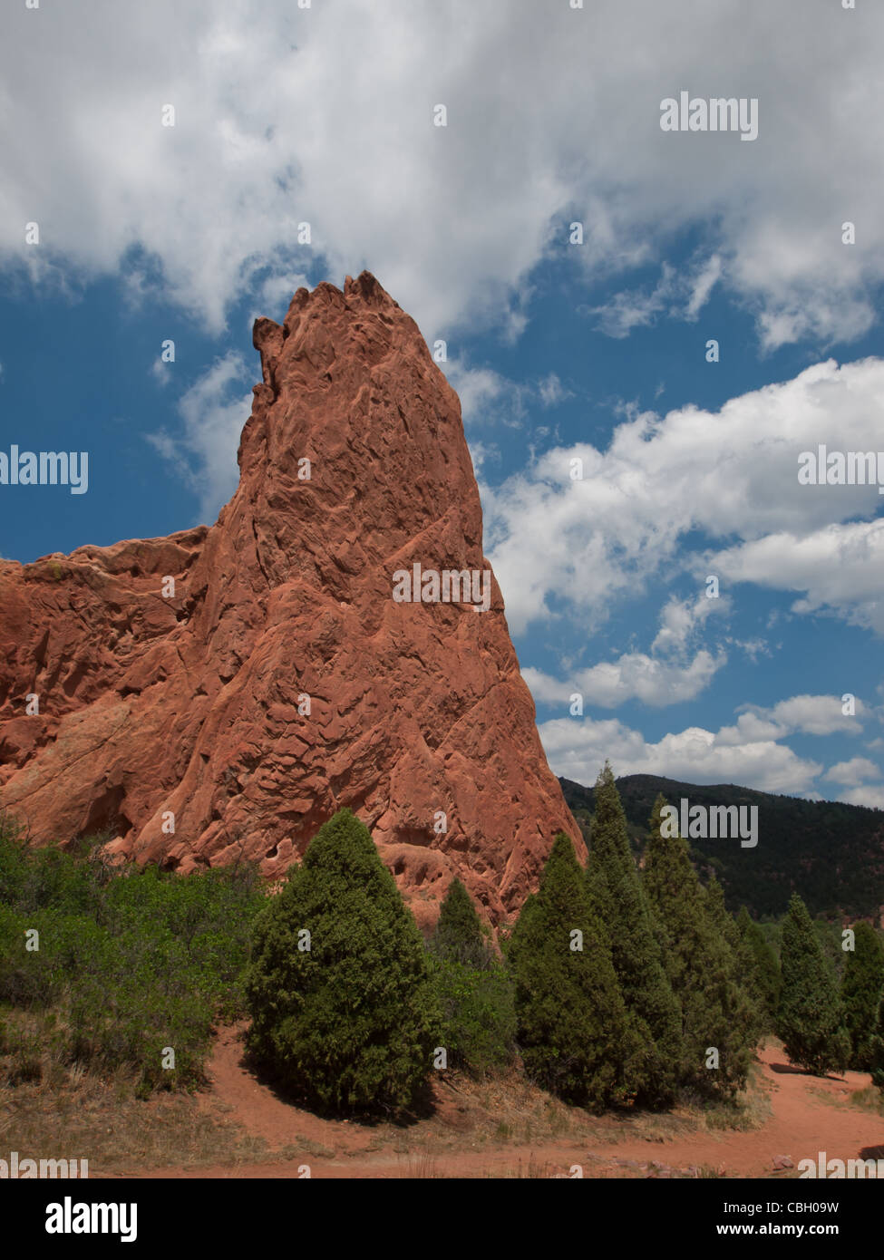 Colorado Rock Formations Garden of the Gods Rock Formation in Colorado Stock Photo - Alamy