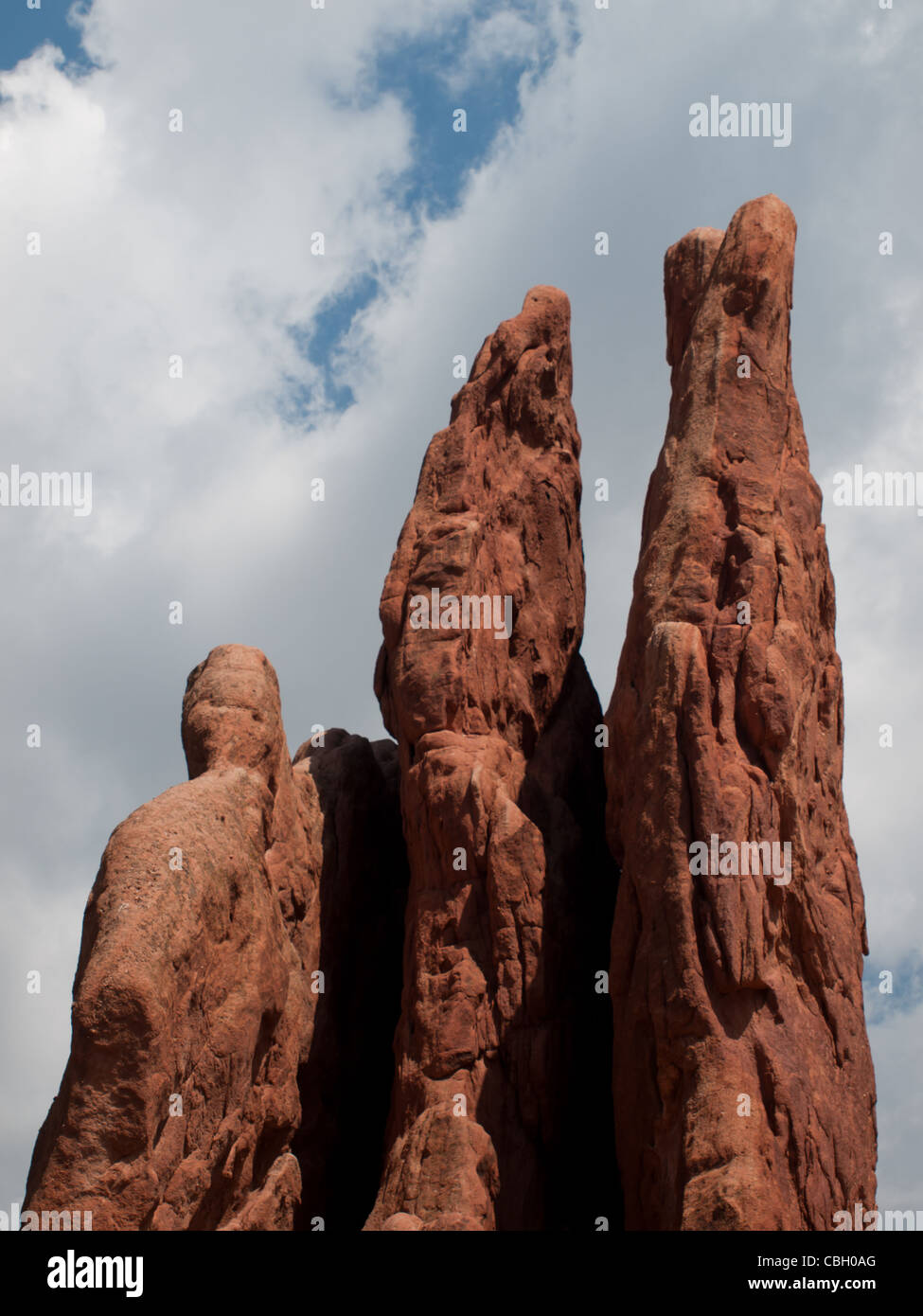 Colorado Rock Formations Garden of the Gods Rock Formation in Colorado Stock Photo - Alamy