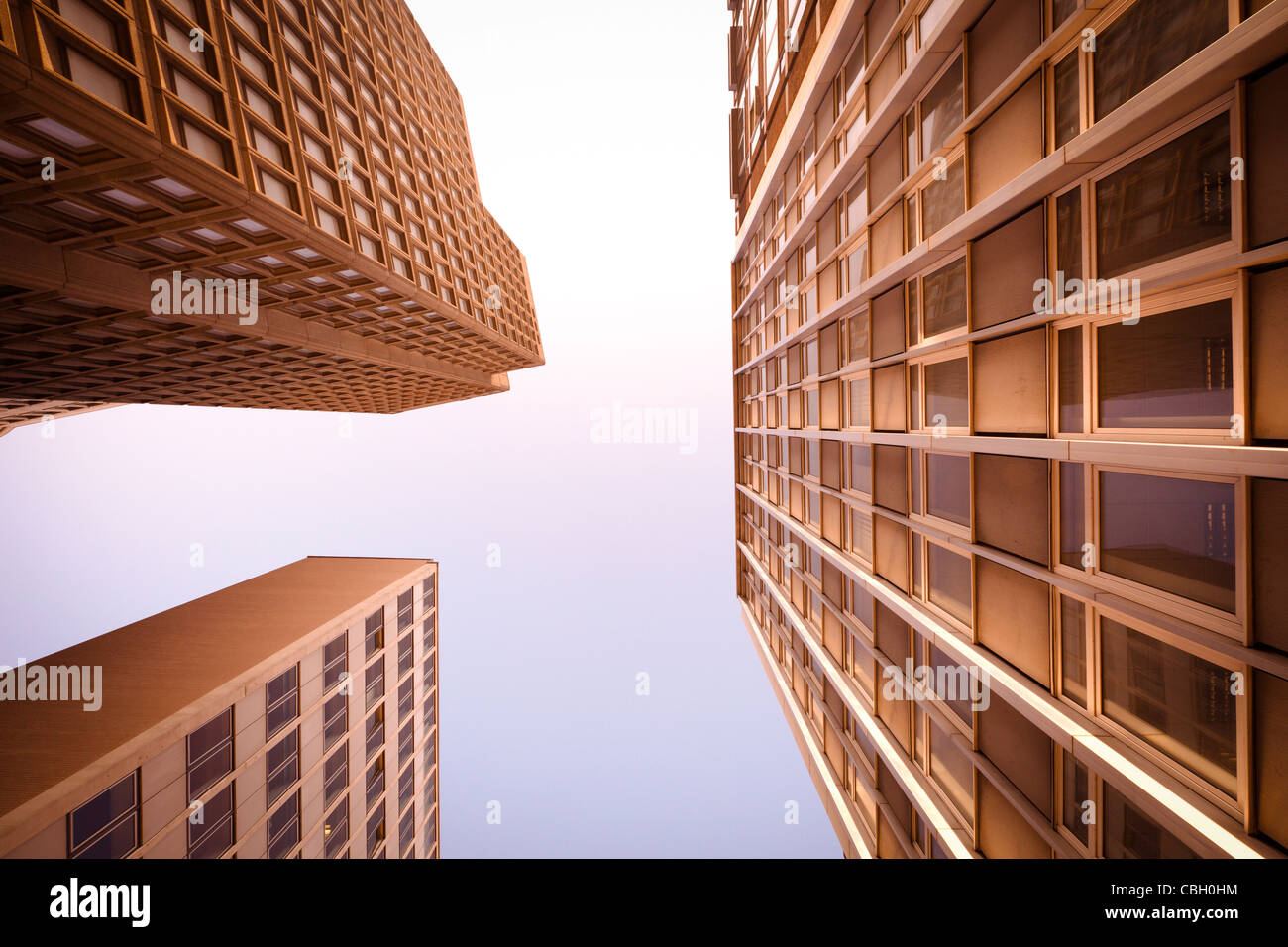 Tall buildings in the financial district of Birmingham, England, UK. Stock Photo