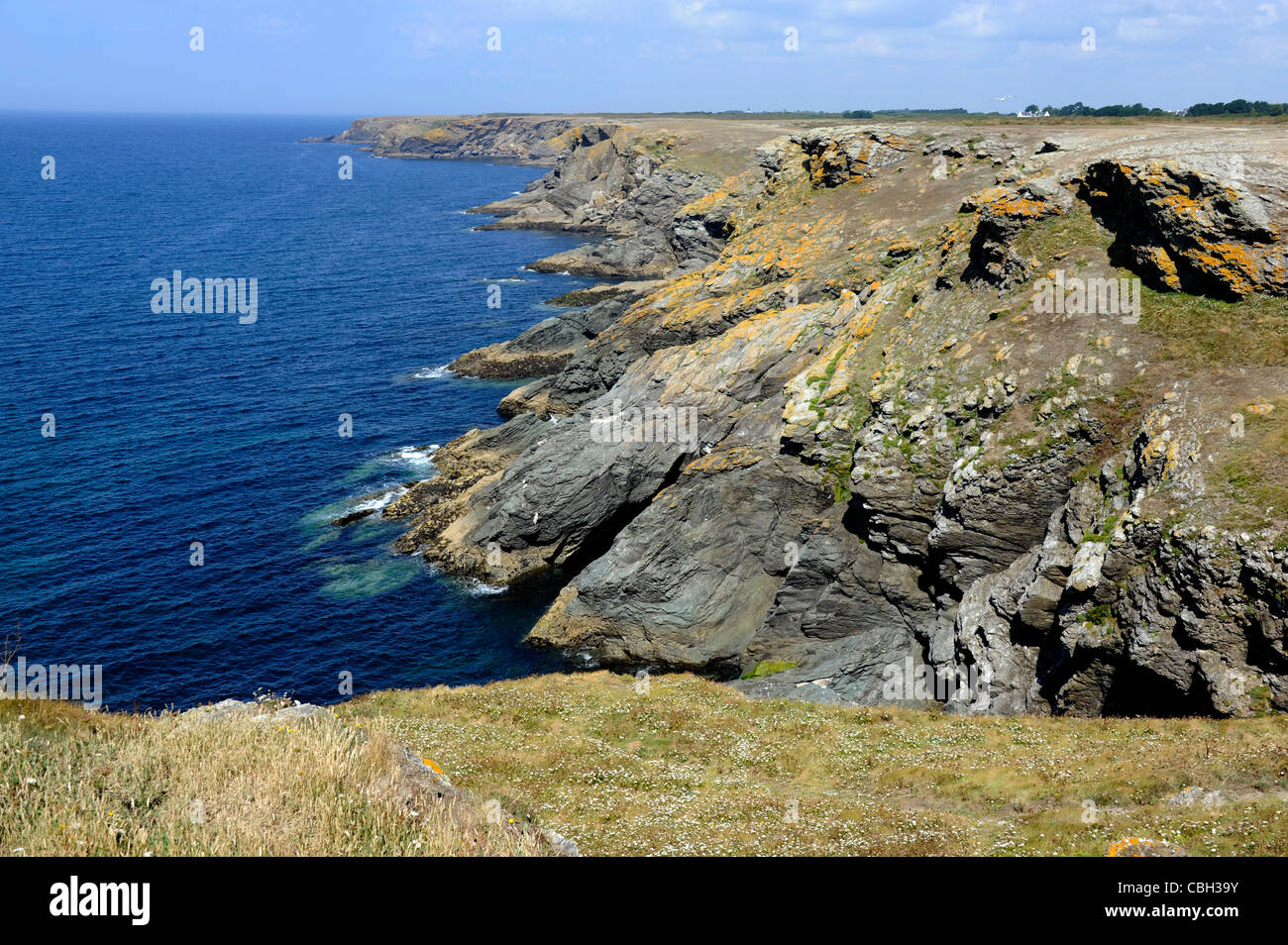 Trou de l'Enfer,Ile de Groix,Island,Morbihan,Bretagne,Brittany,France Stock Photo