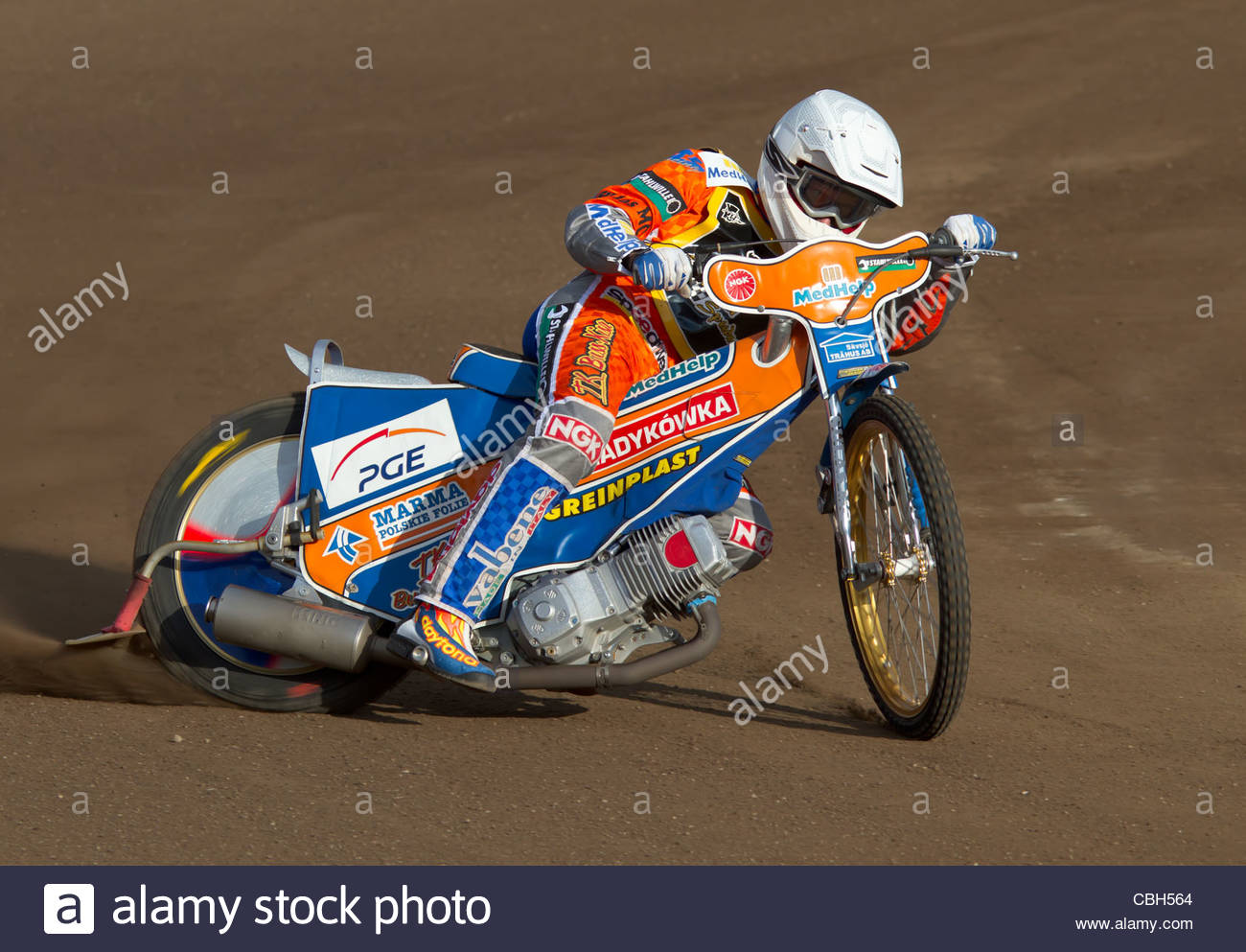 Speedway Rider Stock Photos & Speedway