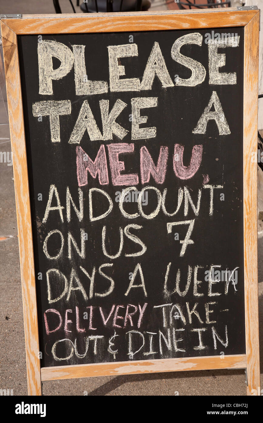 Handwritten menus hires stock photography and images Alamy