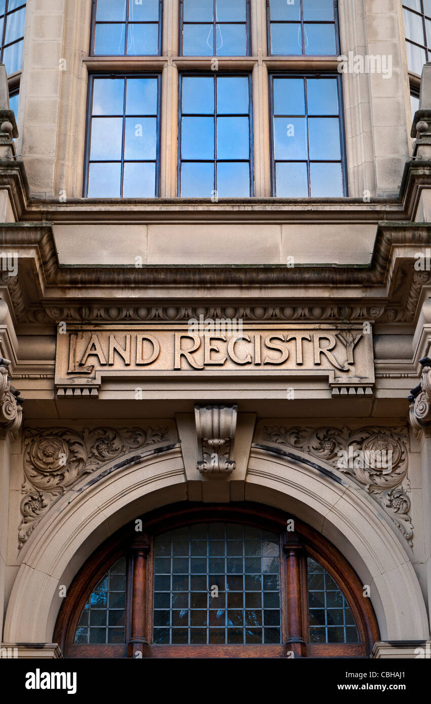 Land Registry Office in Lincolns Inn Fields Holborn London UK Stock Photo