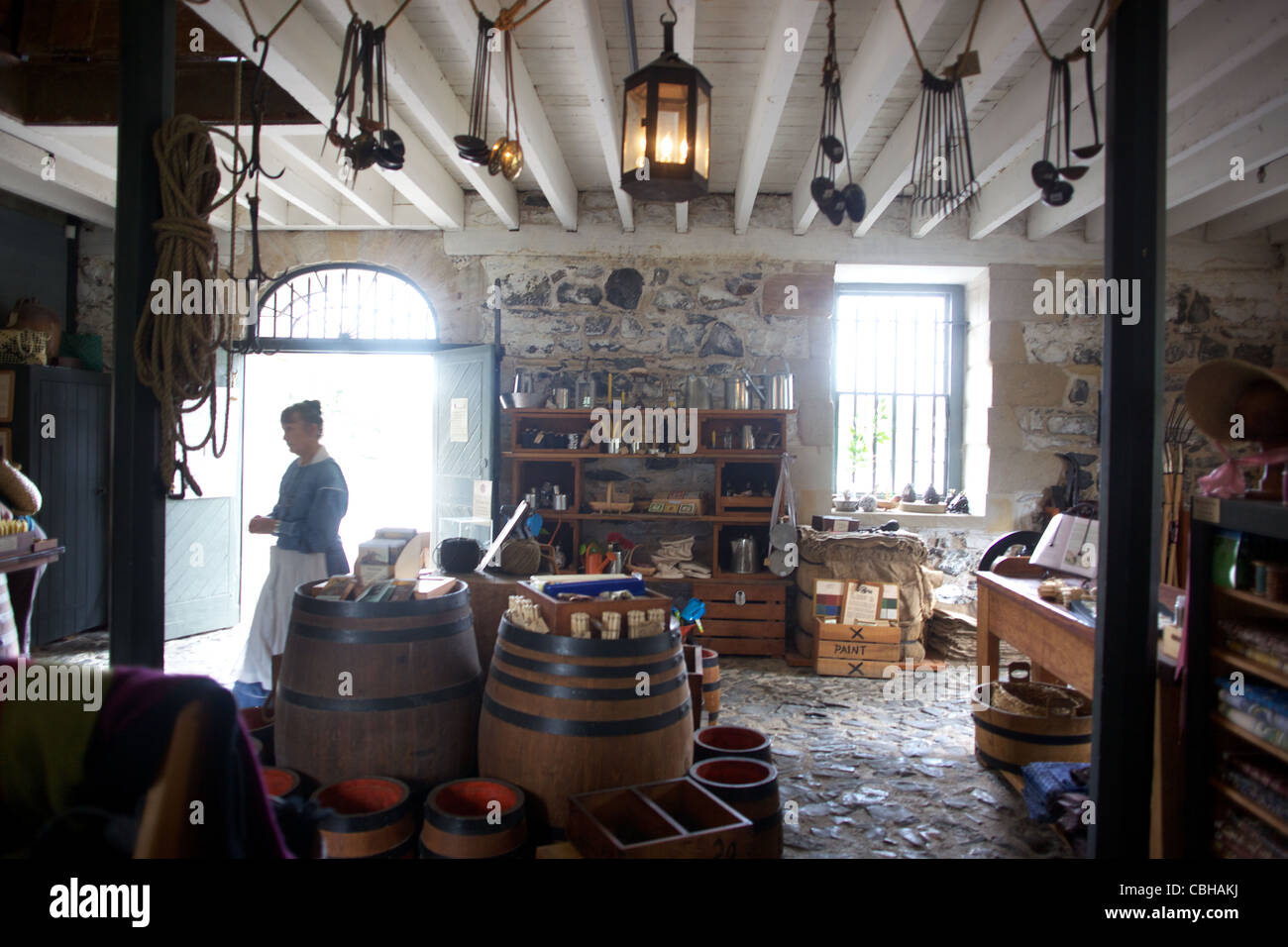 Inside the Old Stone Store at Kerikeri Mission Station, Kerikeri Road, Kerikeri, New Zealand