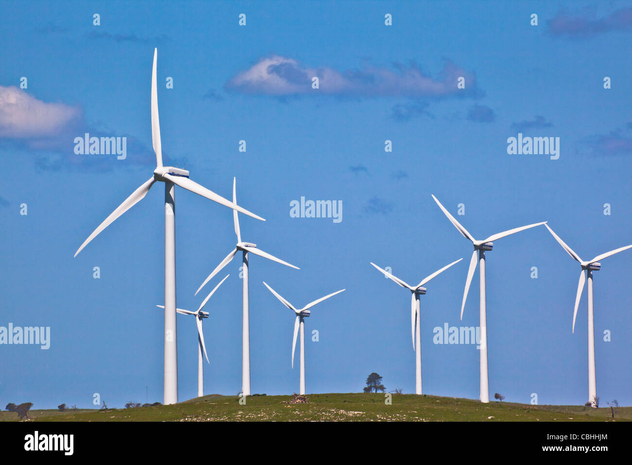 Australia, South Australia, Millicent, Woakwine Range Wind Farm Stock Photo