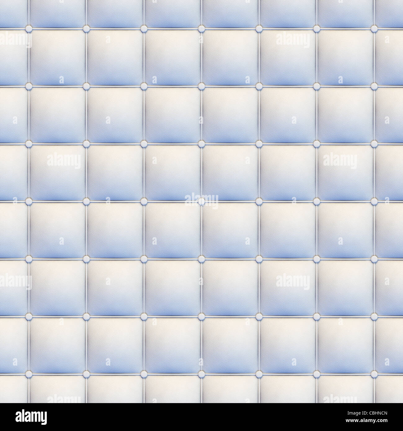 white leather upholstery seamless tileable texture with great detail for background, check my port for similars Stock Photo