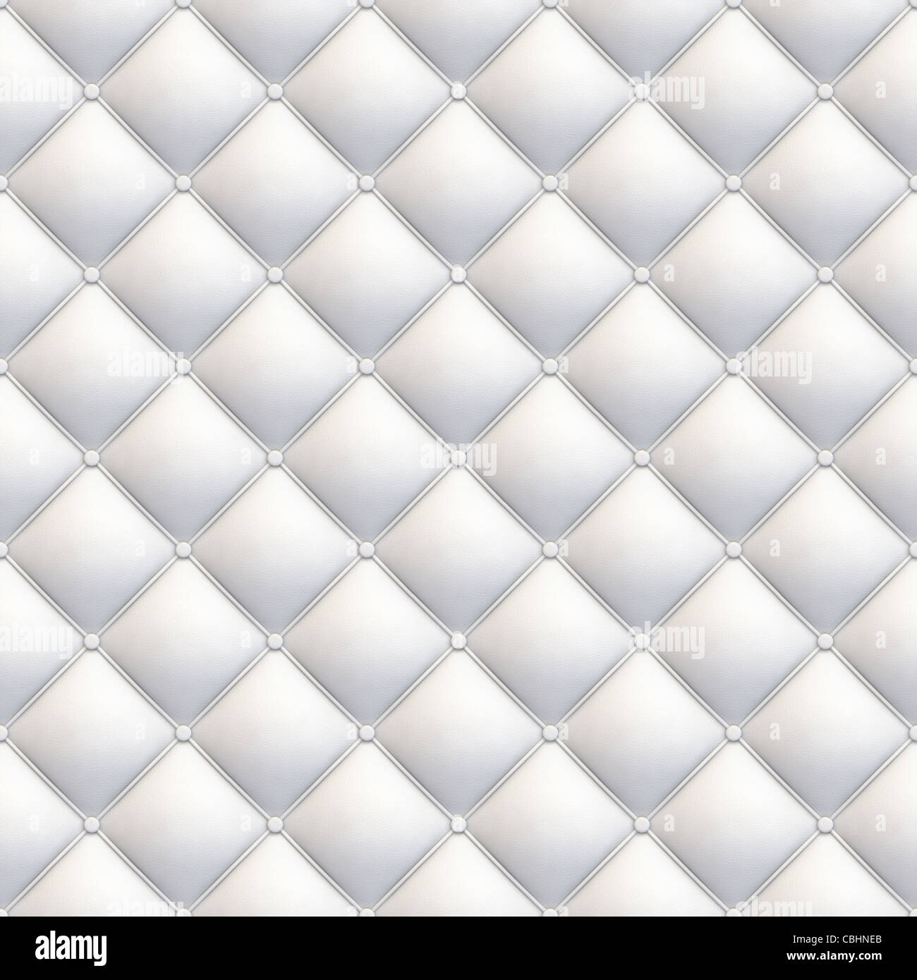 white leather upholstery seamless texture diagonal with great detail for background, check my port for similars Stock Photo