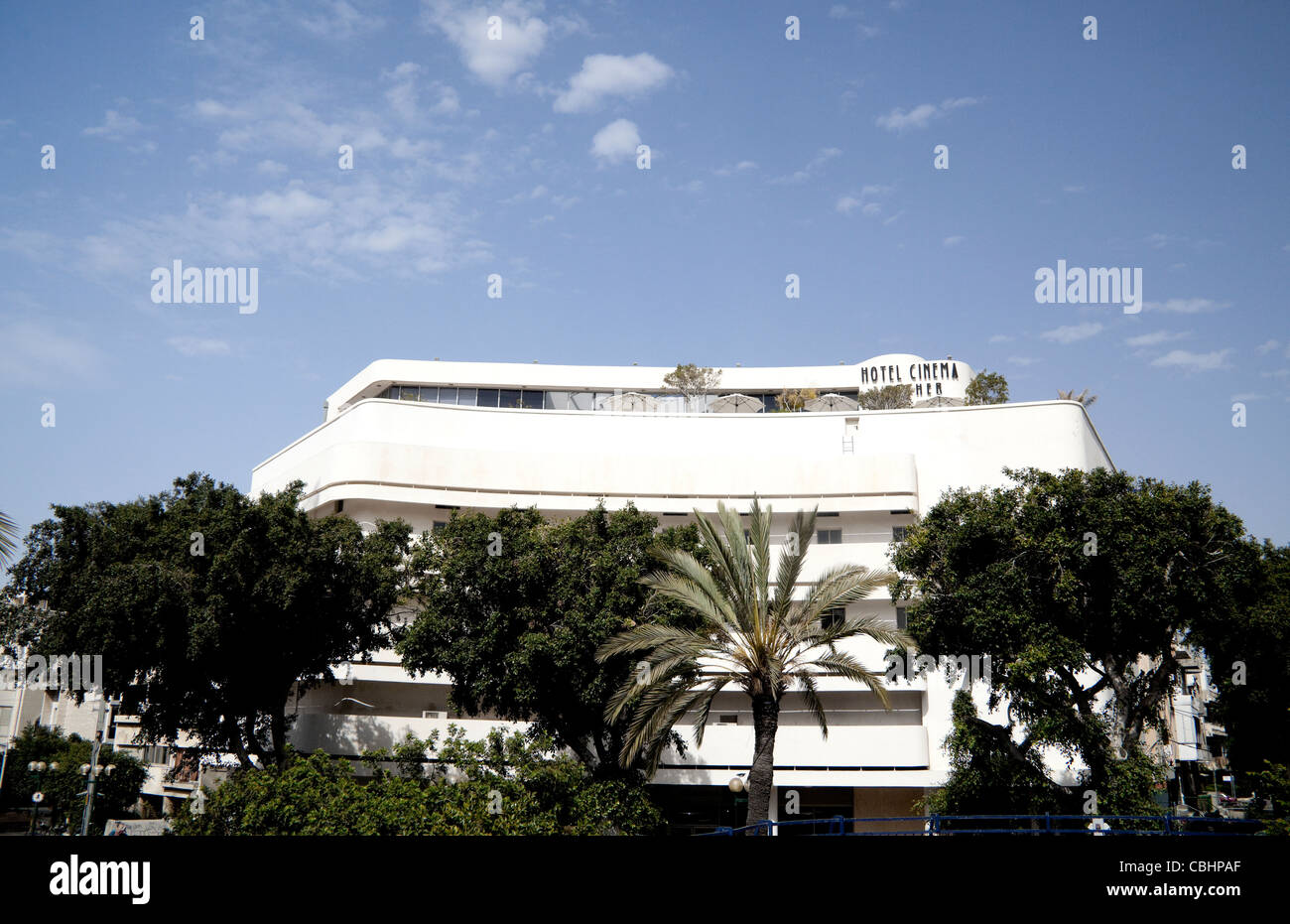 Bauhaus building on Dizengoff Circle Tel Aviv Israel Stock Photo - Alamy