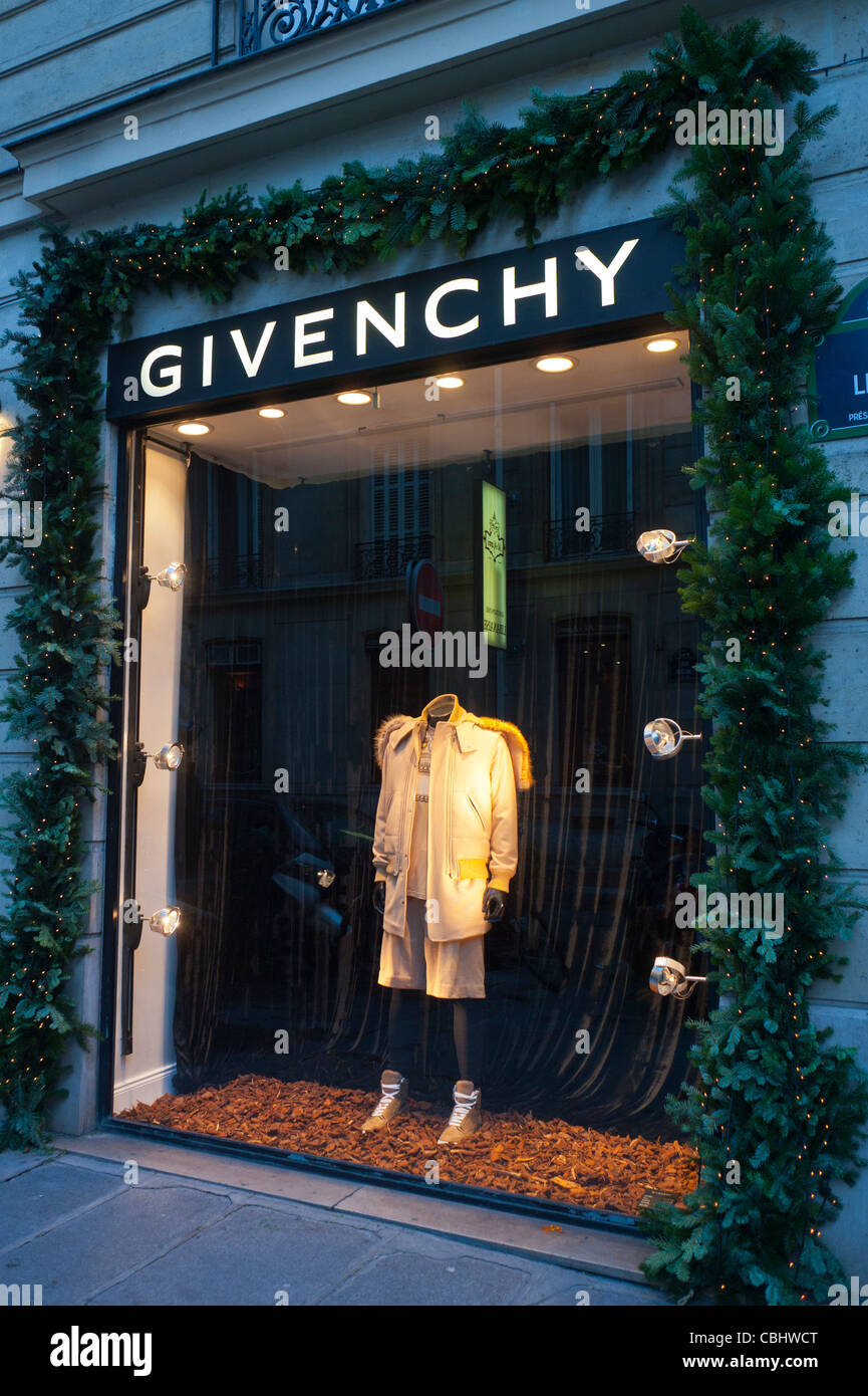 Givenchy clothing store window hi-res stock photography and images