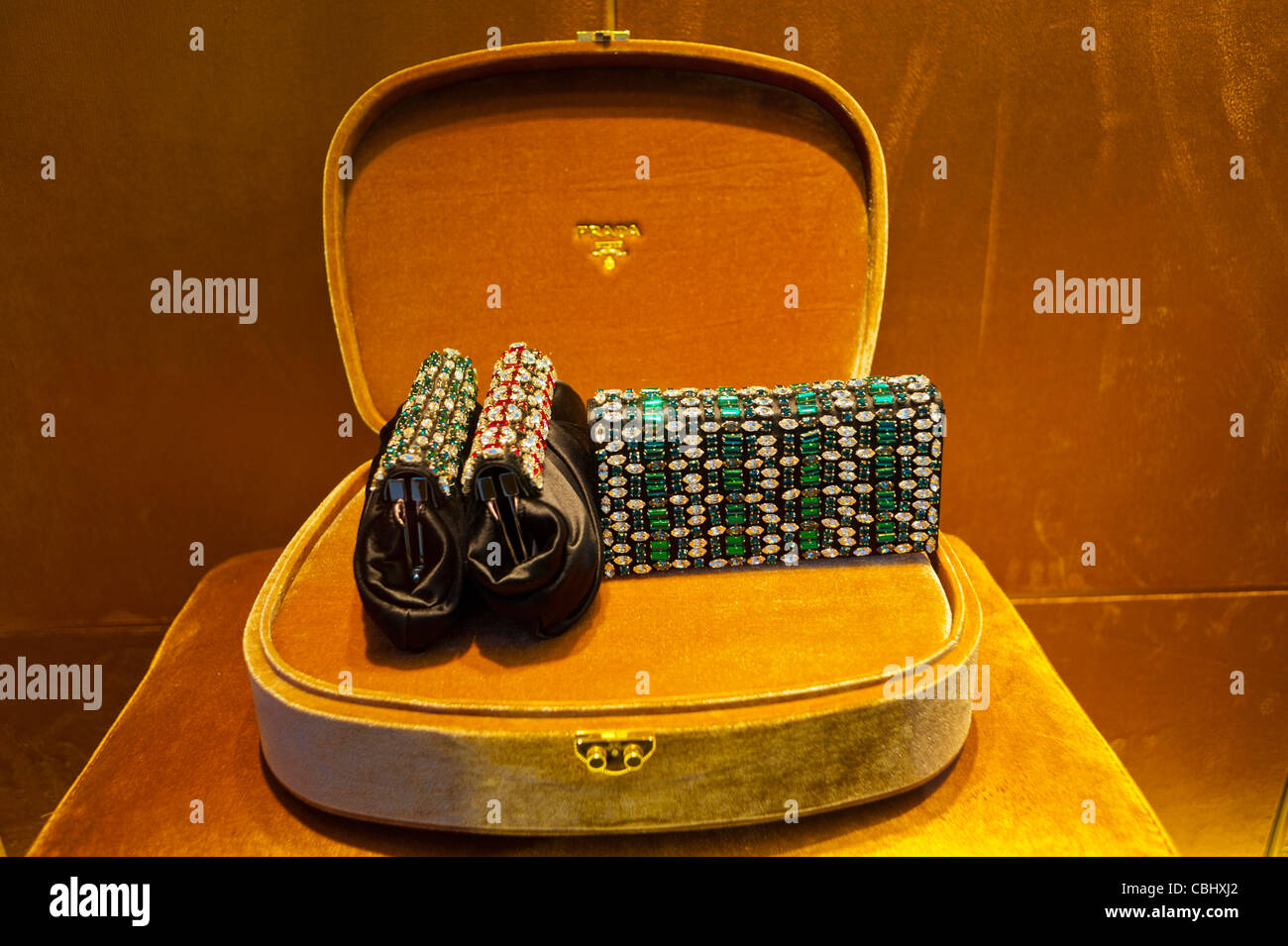 Paris, France, Detail, Prada Luxury Clothing Store, Women&#39;s Handbags Stock Photo - Alamy