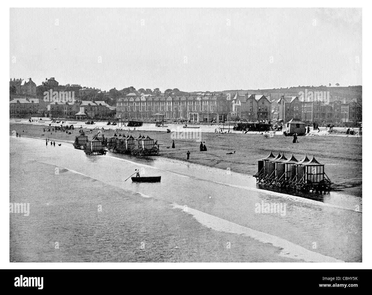 Paignton coastal town Devon England Torbay holiday destination English