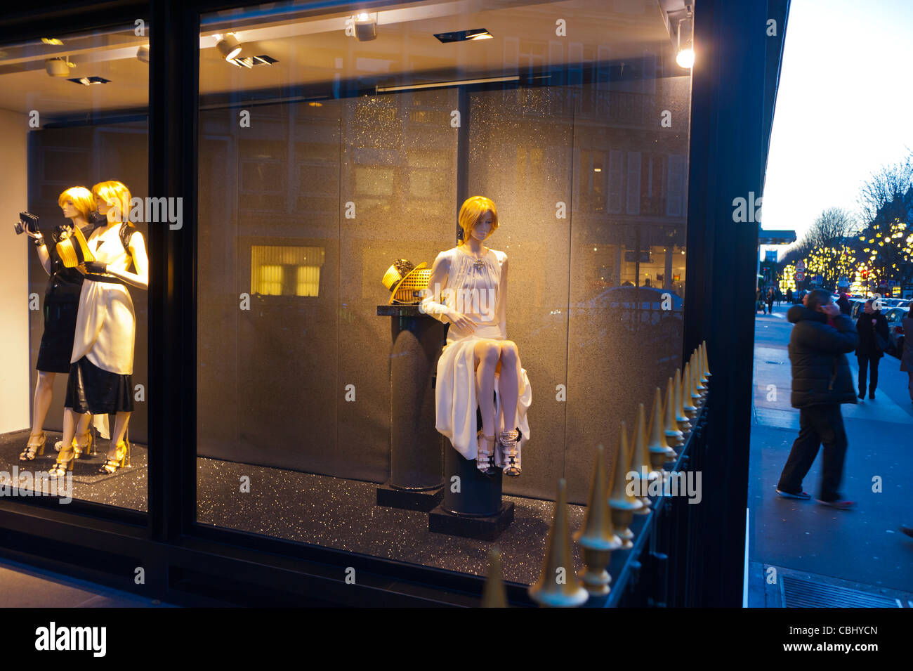 Paris, France, Luxury Clothes Shopping, Chanel, Mannequins on Display