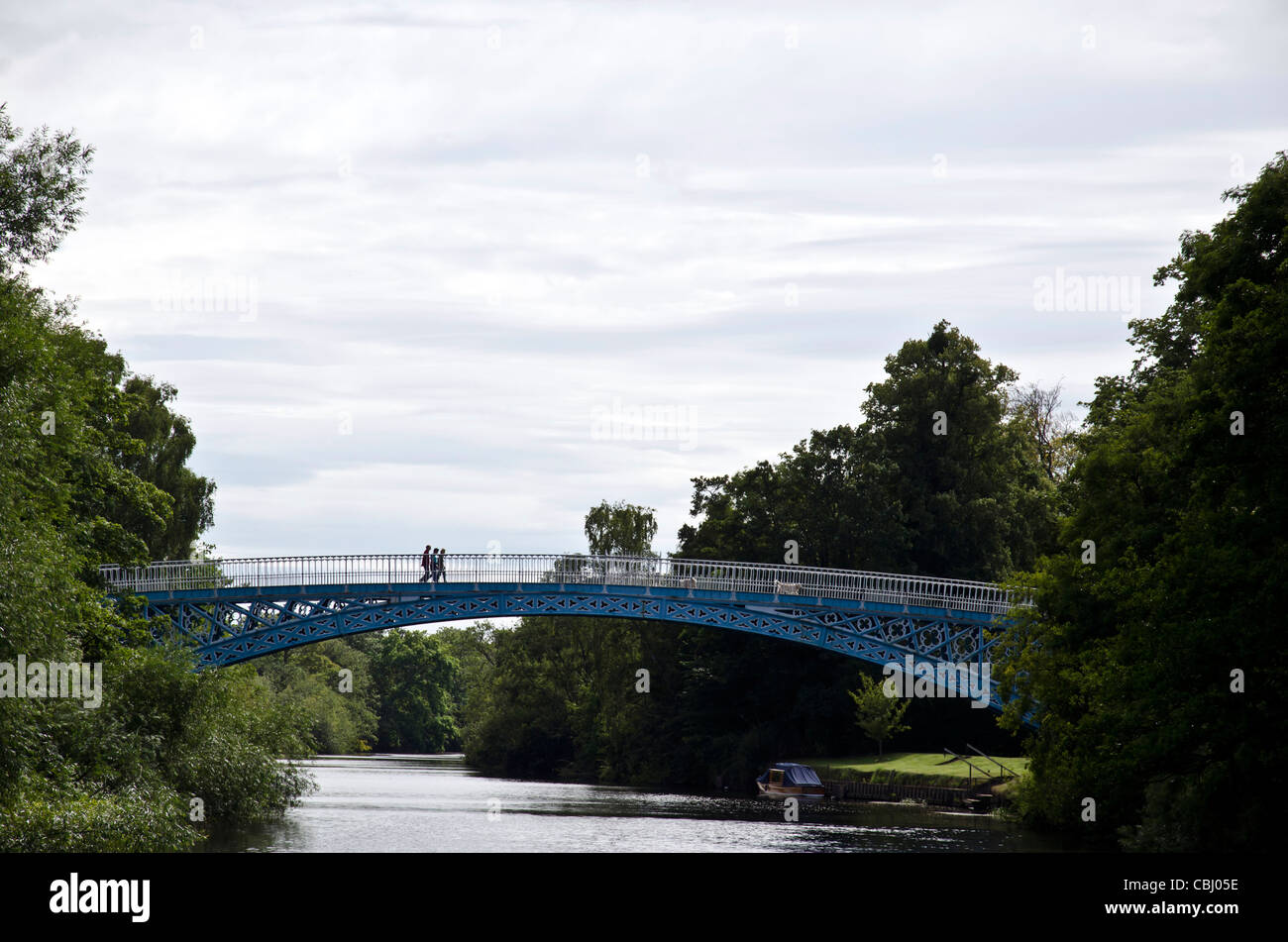 The Iron Bridge over the River Dee in Chester, England Stock Photo - Alamy