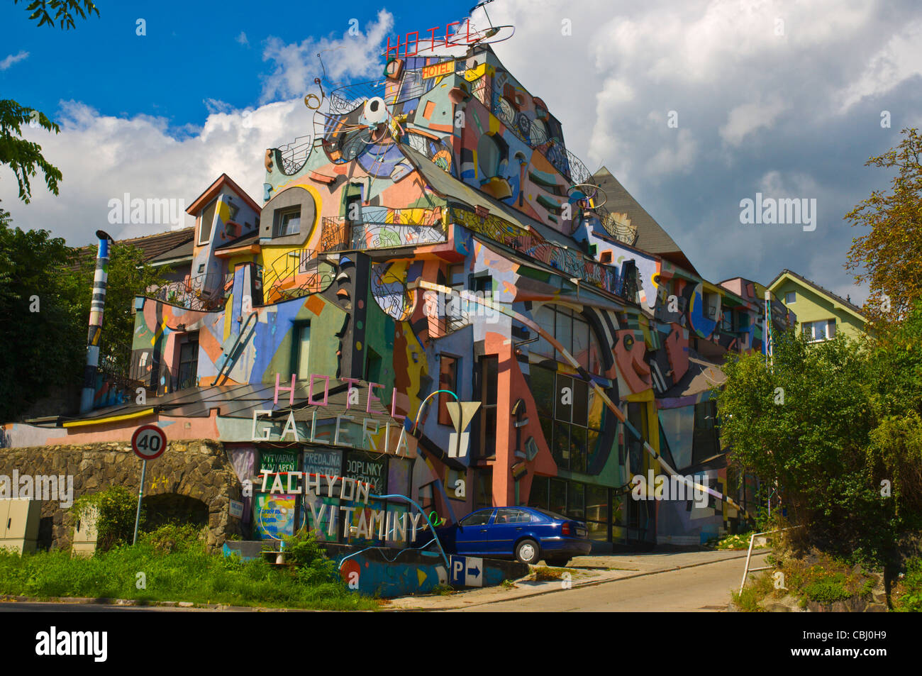 Hotel and gallery Spirit Vinohrady district Bratislava Slovakia Europe