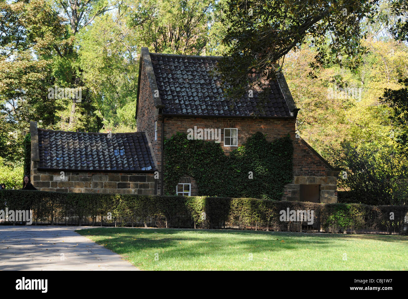 The home and birthplace of Captain Cook, who discovered Australia, in