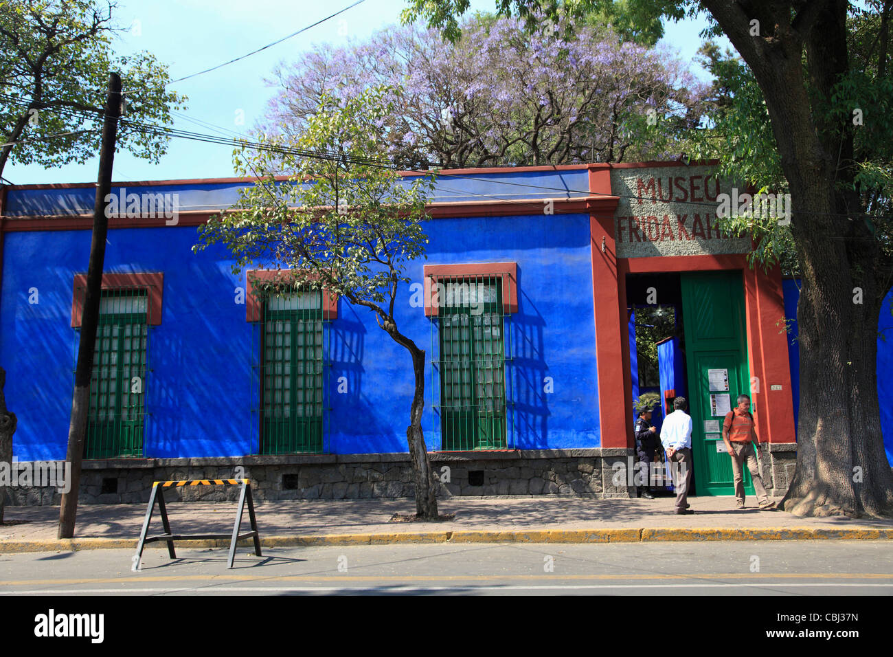Frida Kahlo museum, Coyoacan, Mexico City, Mexico, North America Stock Photo
