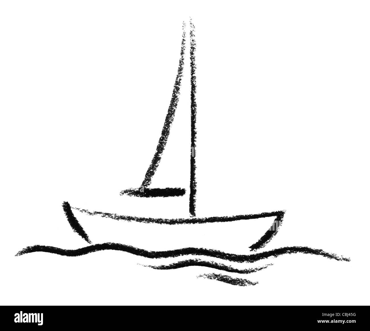 Boat drawing hi-res stock photography and images - Alamy