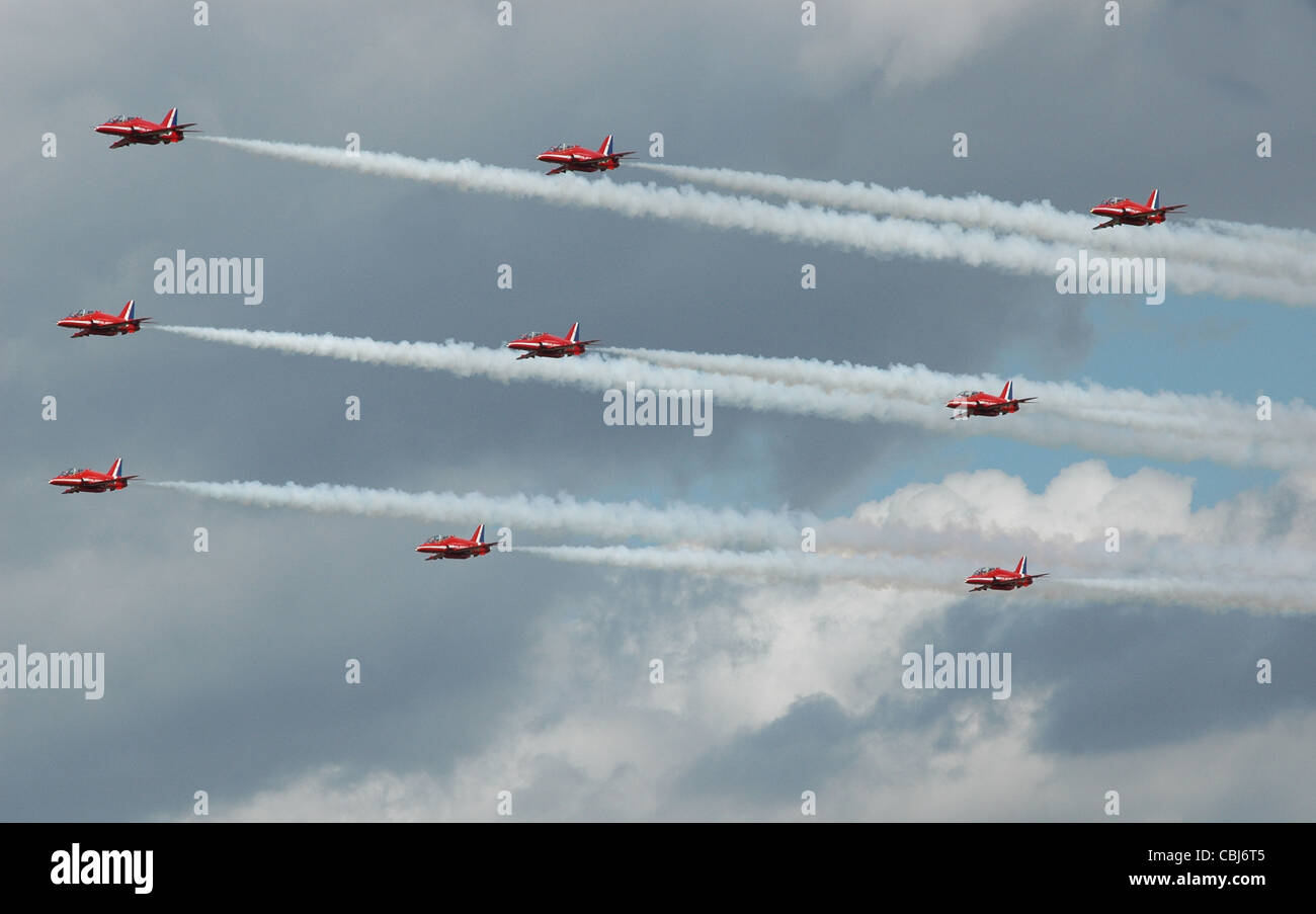 RED ARROWS IN ACTION 2011 Stock Photo - Alamy