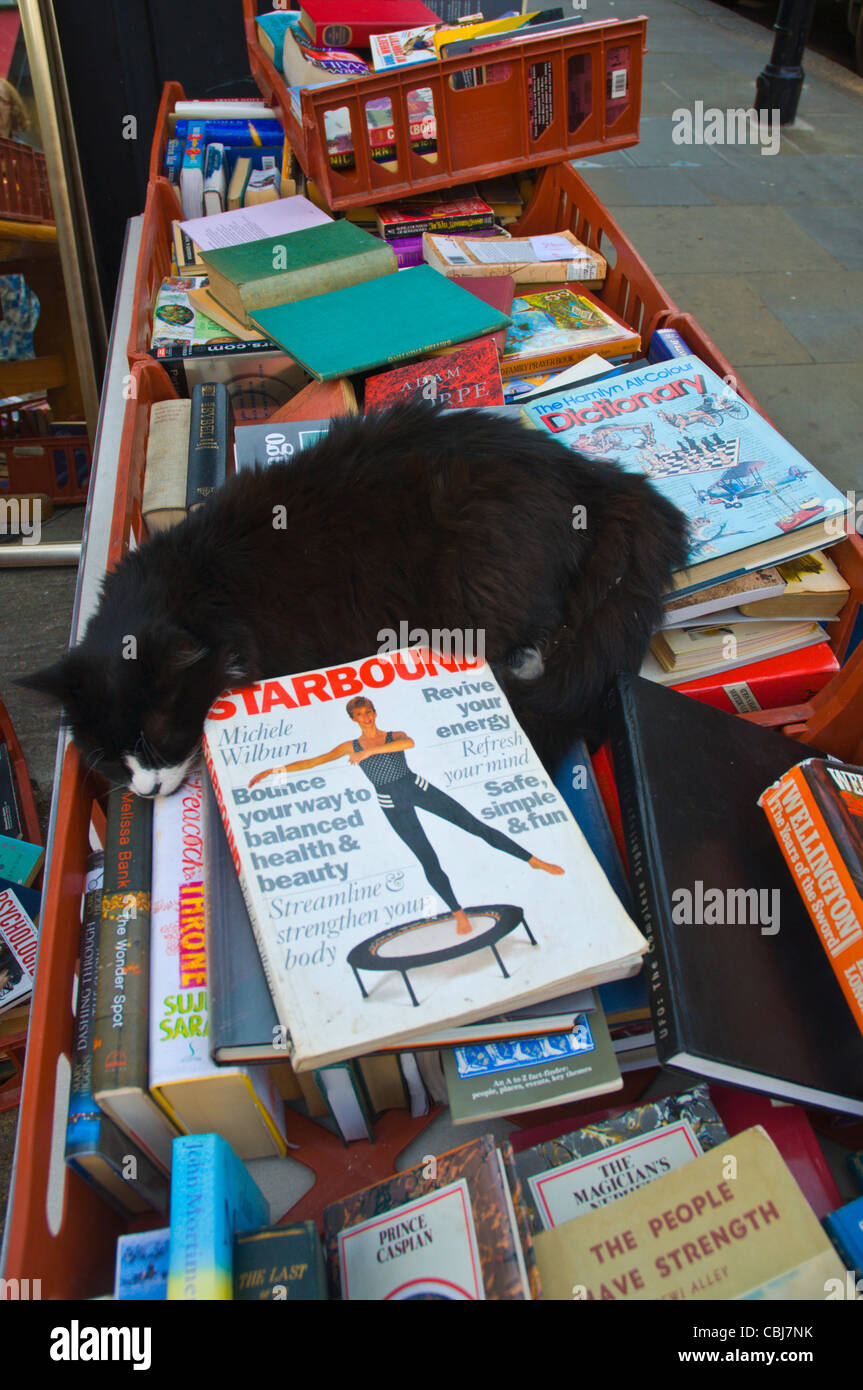 Second hand books Portobello Road street Notting Hill district London