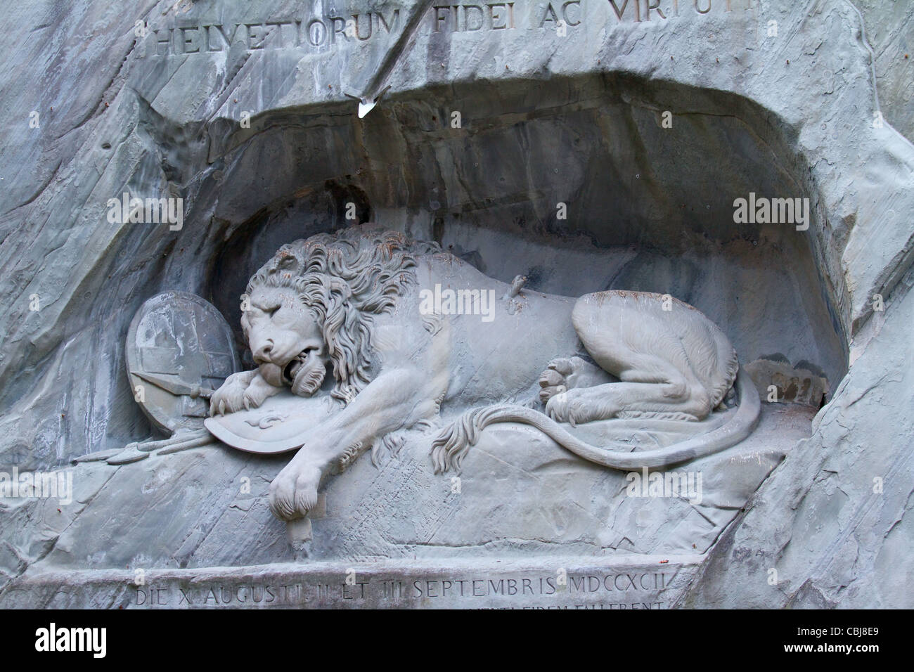 lion monument in Lucerne,Swiss Stock Photo Alamy