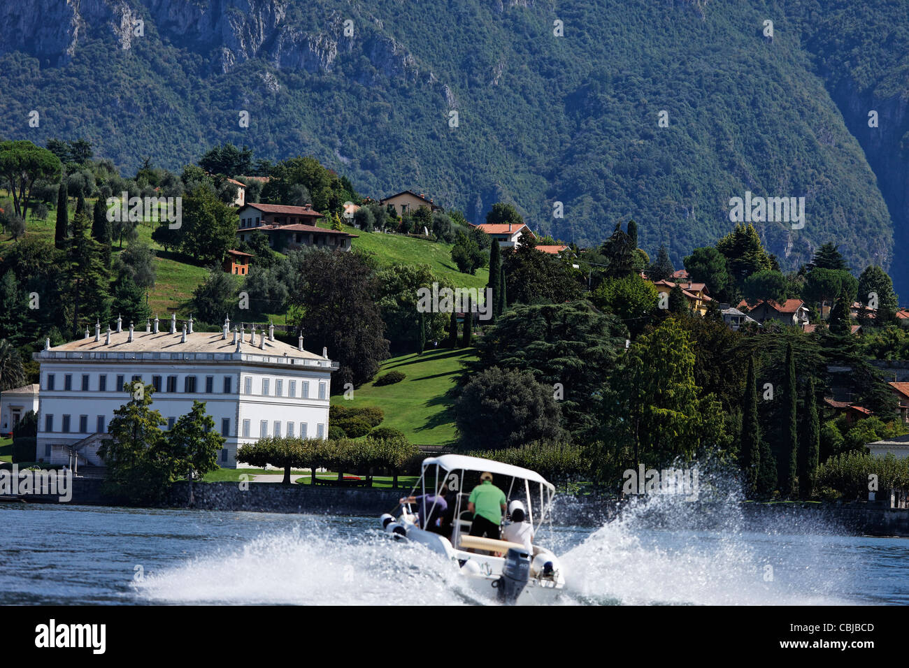 Villa Melzi, Bellagio, Lago di Como, Lombardei, Italien Stock Photo
