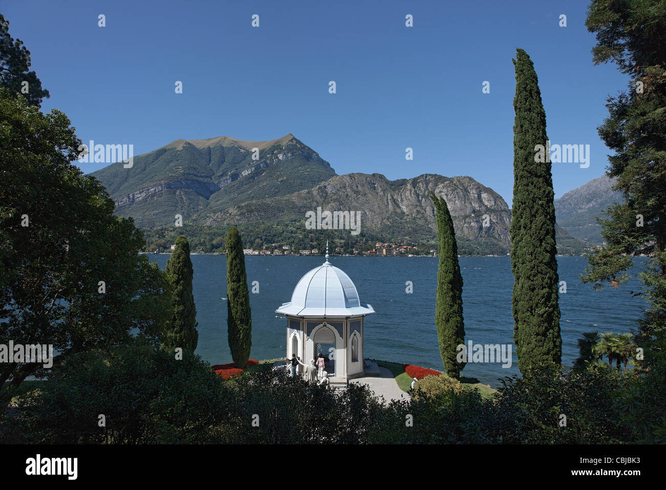 Park, Villa Melzi, Bellagio, Lake Como, Lombardy, Italy Stock Photo