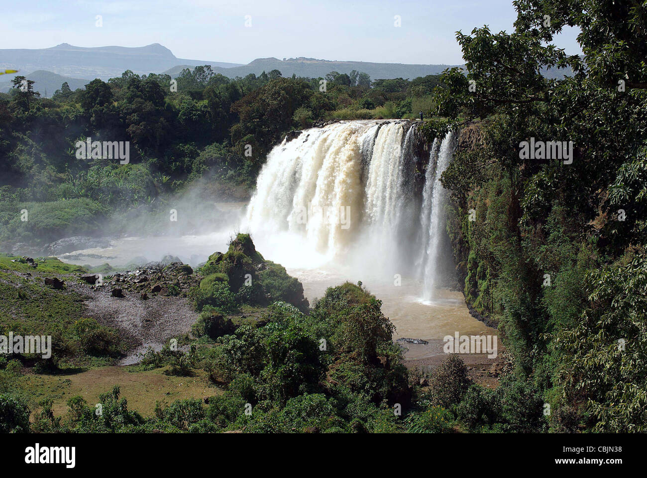 Waterfalls in Ethiopia Stock Photo - Alamy