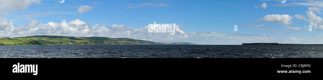 Moray Firth and the Black Isle panorama Stock Photo